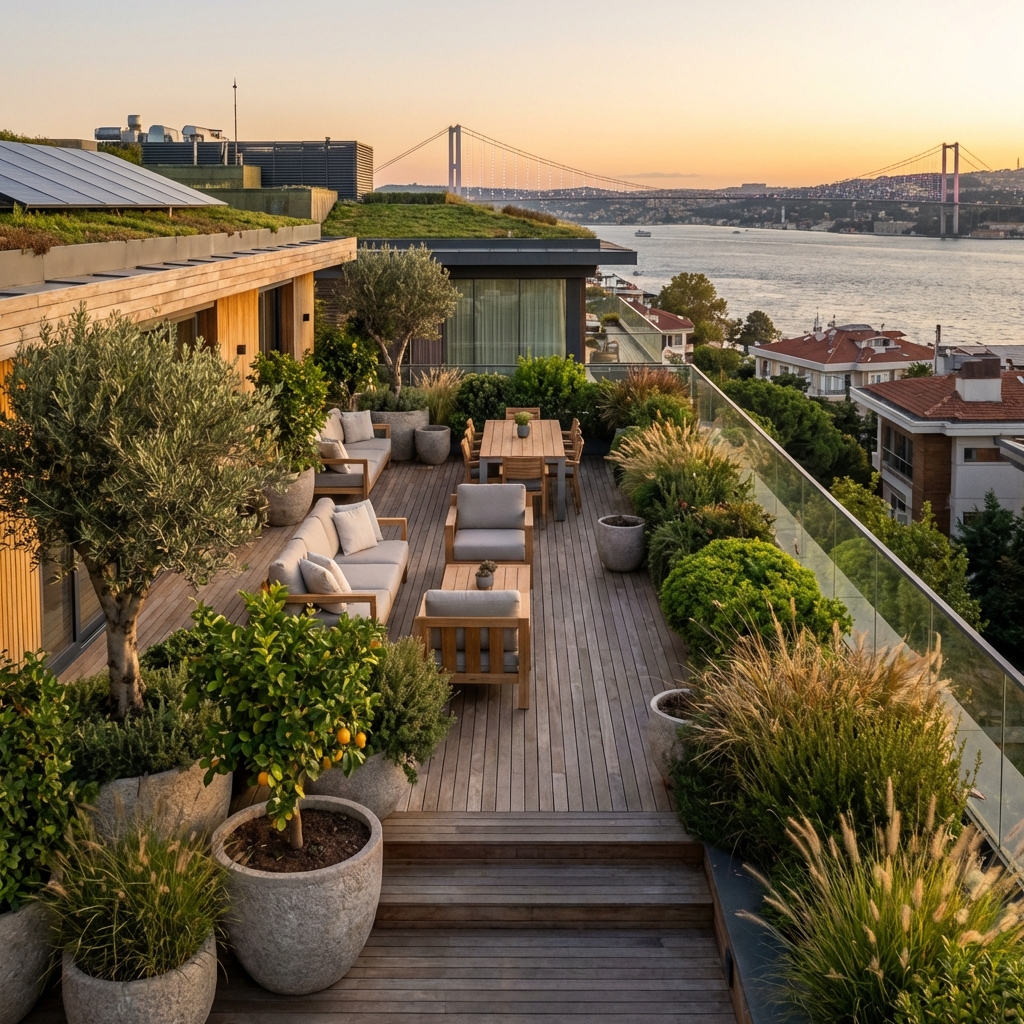 İstanbul Yeşil Çatı Uygulaması